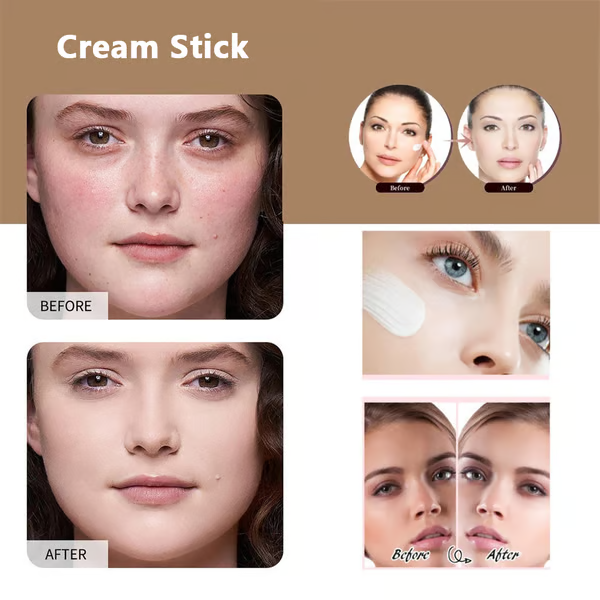 💥BUY 1 GET 1 FREE💥⏰Cream Stick V White Korean Color-Changing Foundation Stick