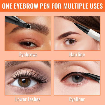 🌟 Achieve Perfect Brows✨ 4D Brow Pen – For Natural, All-Day Eyebrow & Eyeliner Perfection! 💁‍♀