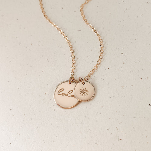 Medium & Small Pendant Necklace