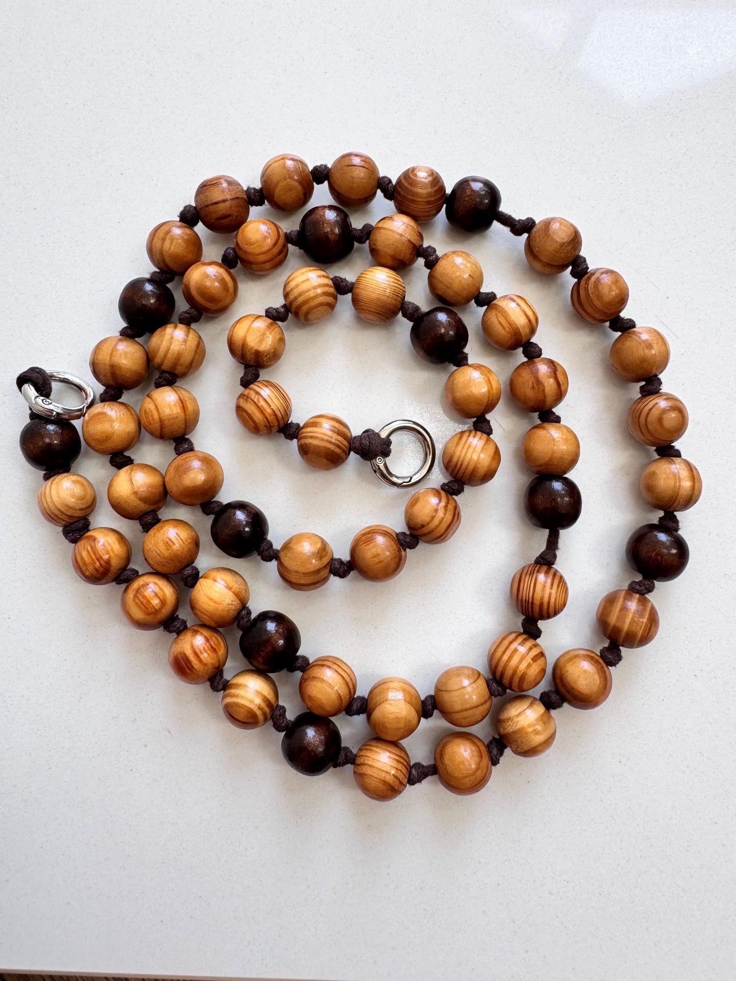 Wooden Beaded Phone Strap | Beaded Phone Lanyard | Crossbody Phone Strap | Handmade | Lanyard Phone Strap |  Hello Beads - Hello Willow