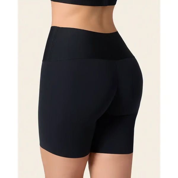 Stay-In-Place Seamless Shaper Short